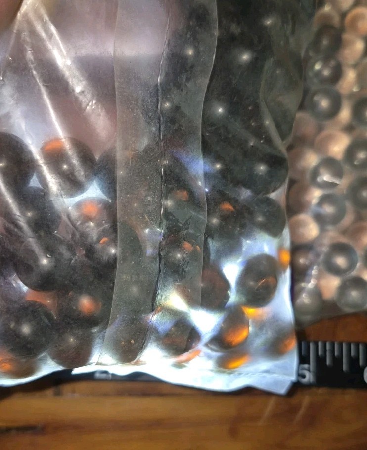 Gladding Vitro Marble King Marbles Bags Lot Of (7) Vintage