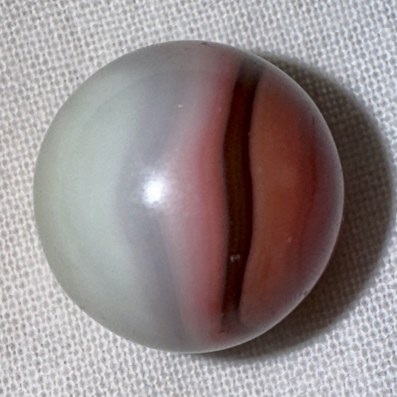 Vintage Vitro Conqueror Patch Marble, 0.62 in, Mint