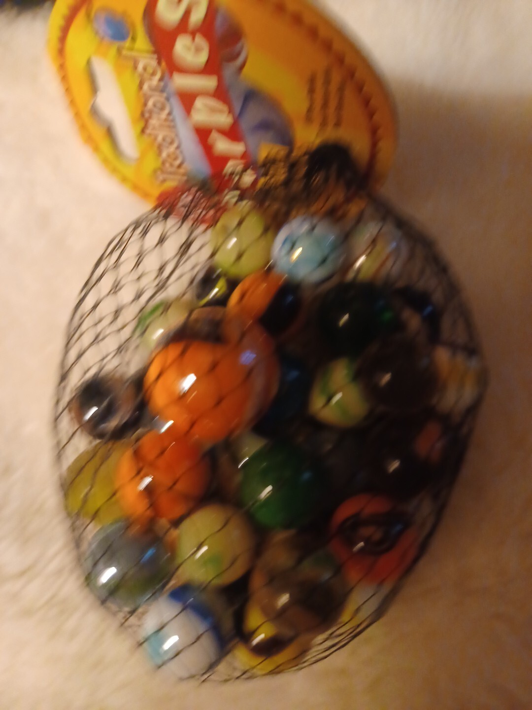 New In Bag50 Piece Traditional Marbles 49 Plus 1 Shooter 100% Glass MadeInMexico