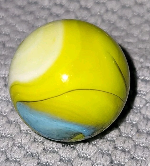 Vacor Marble Lot Seahorse Swirls Players 19/32″ – 5/8″ Orange Turquoise