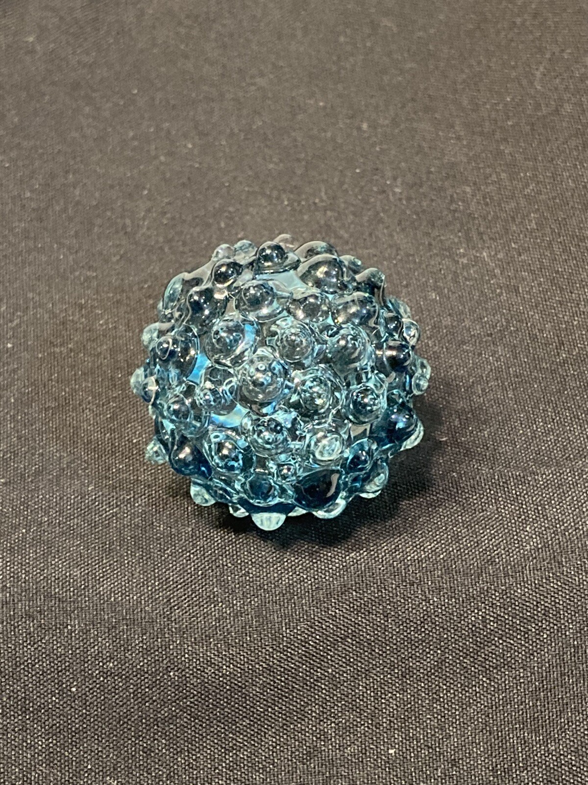 Marble Hand blown boro glass marble borosilicate Art Blinger Blue Dot Texture