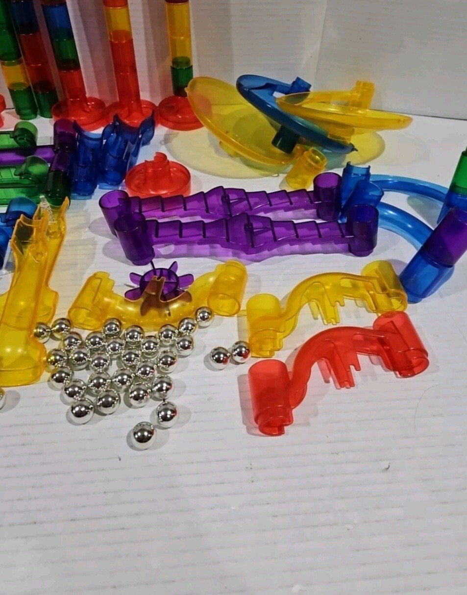 Marble Run Lot Over 80 Pieces