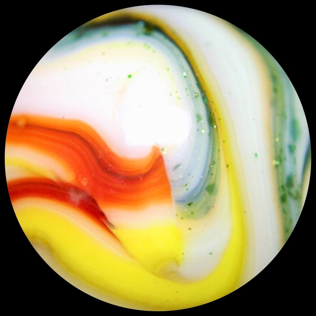 JABO Indian Summer Collector Series: Rare & Mint Golden-Green Aventurine 0.761″