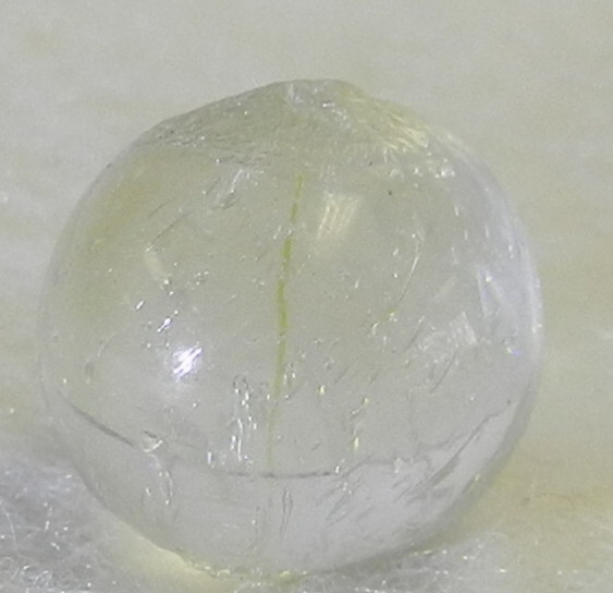 #19320m Small .50 Inches Peewee German Handmade Clearie Marble NM