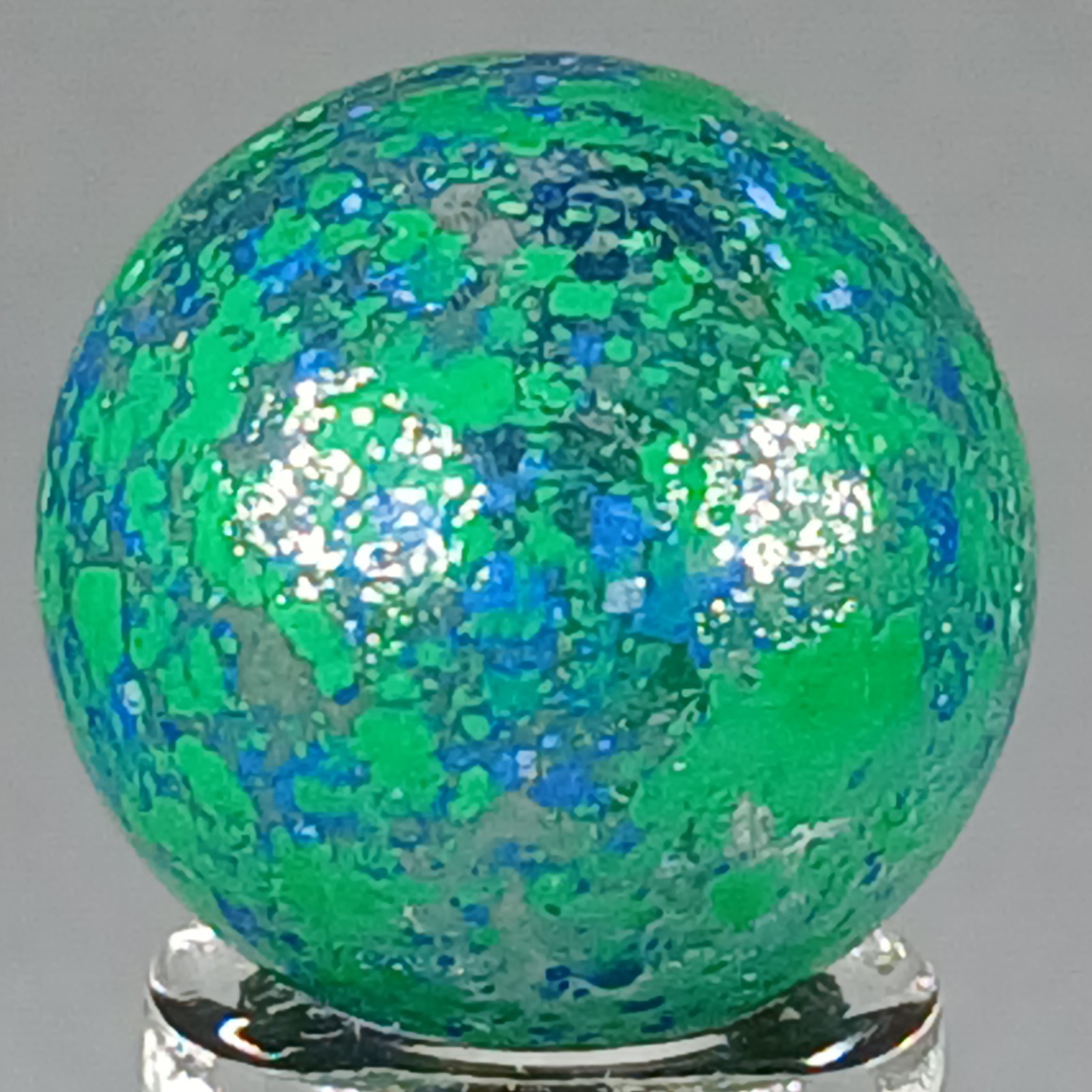Vacor Earth Marble .64 Inches Mint Condition Combined Shipping