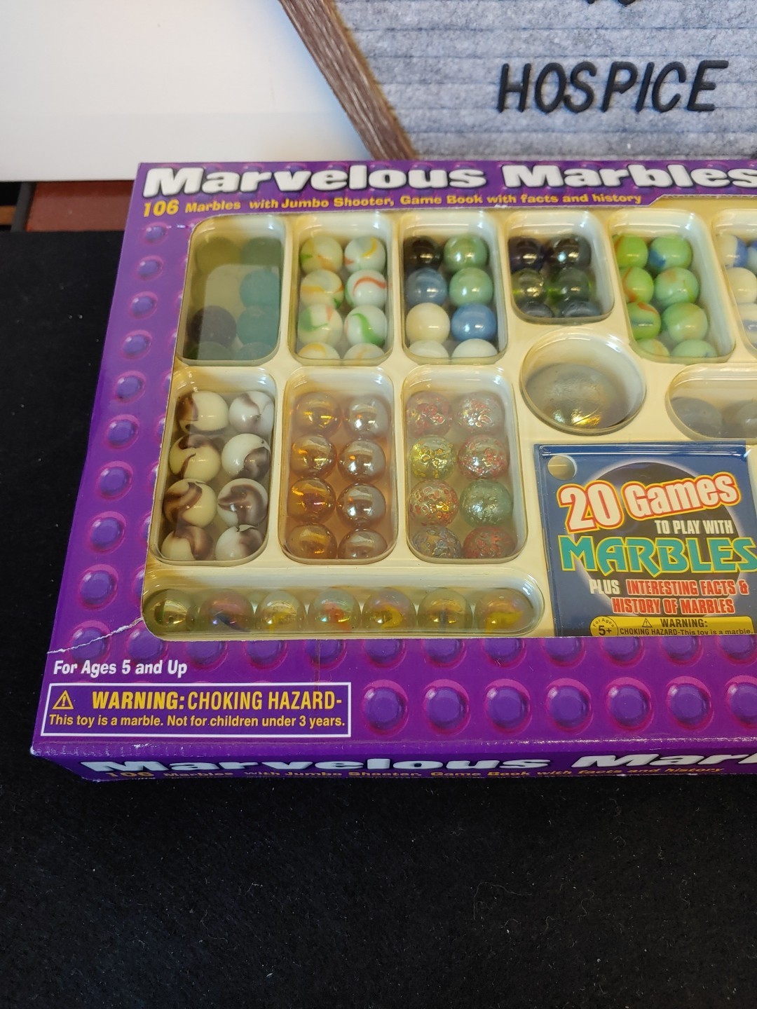 Vintage 1997 Imperial Toys 106 MARVELOUS MARBLES Deluxe Set COLLECTORS Game Play