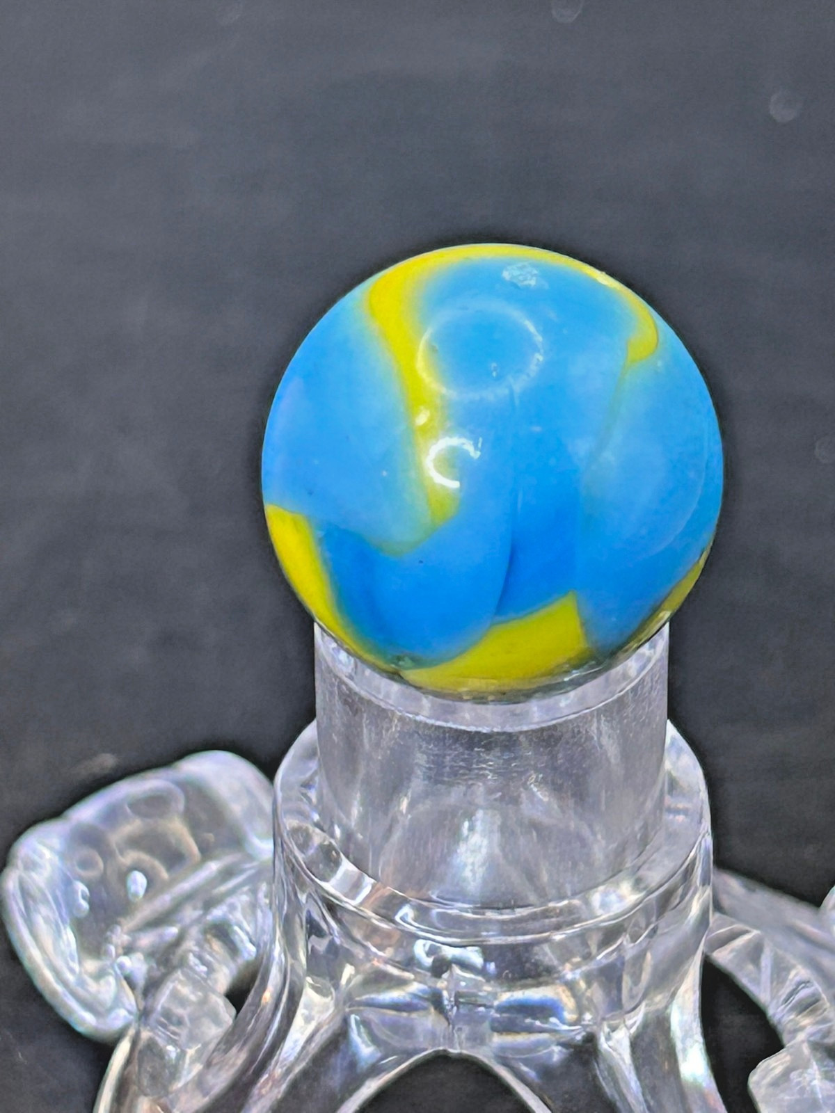 Peltier NLR Cub Scout Marble, Blue/Yellow Bow Tie Pattern, .75″, Mint-, P8
