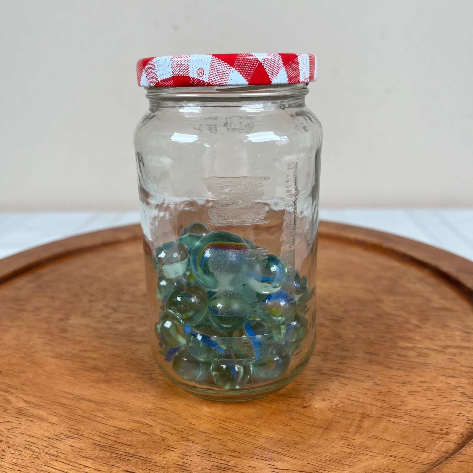 Vtg Glass Marbles Cats Eye Blue Red Yellow Lot of 40 1 Shooter 1940’s Japanese