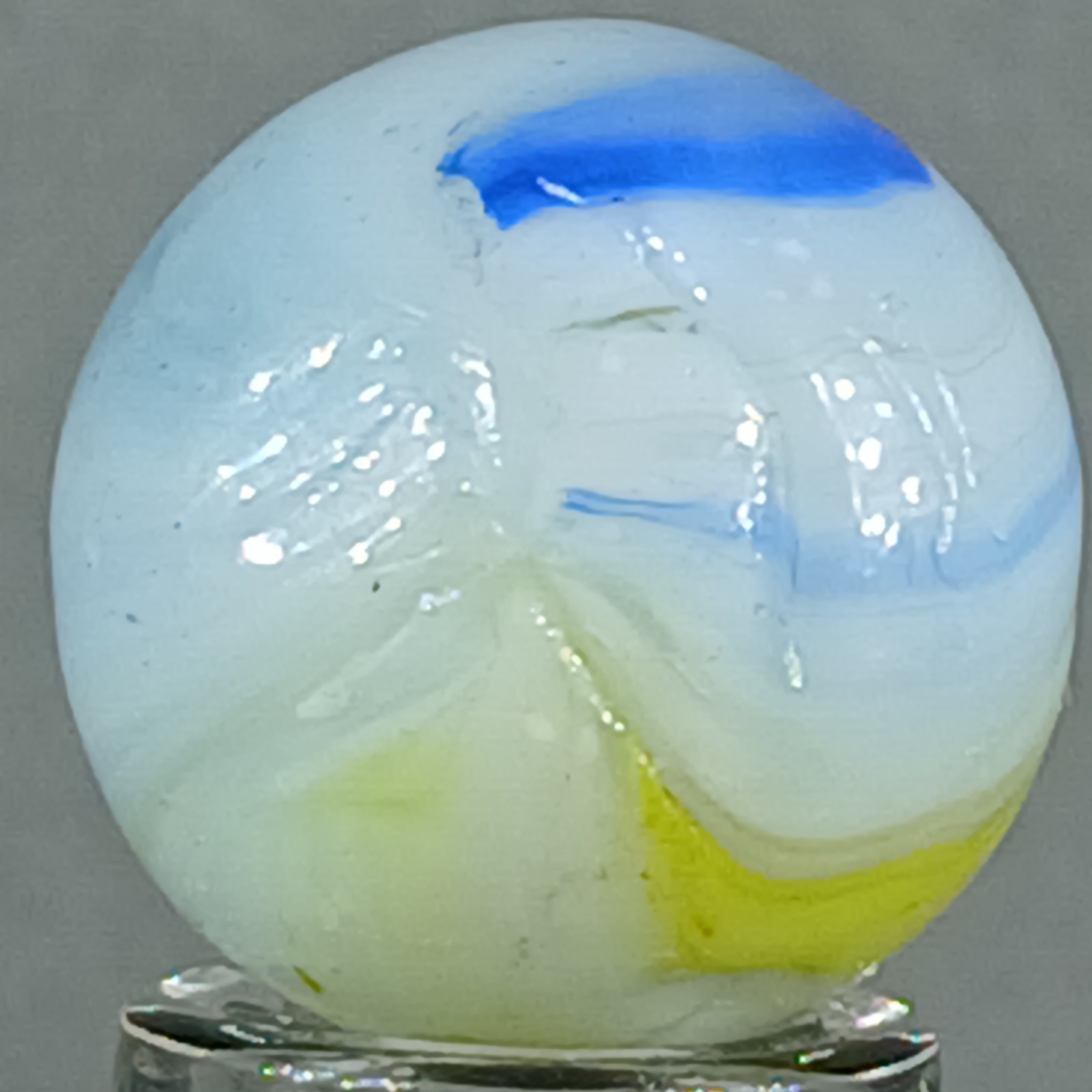 Vintage Imported Patch And Ribbon Marble .61 Inches Near-Mint Condition