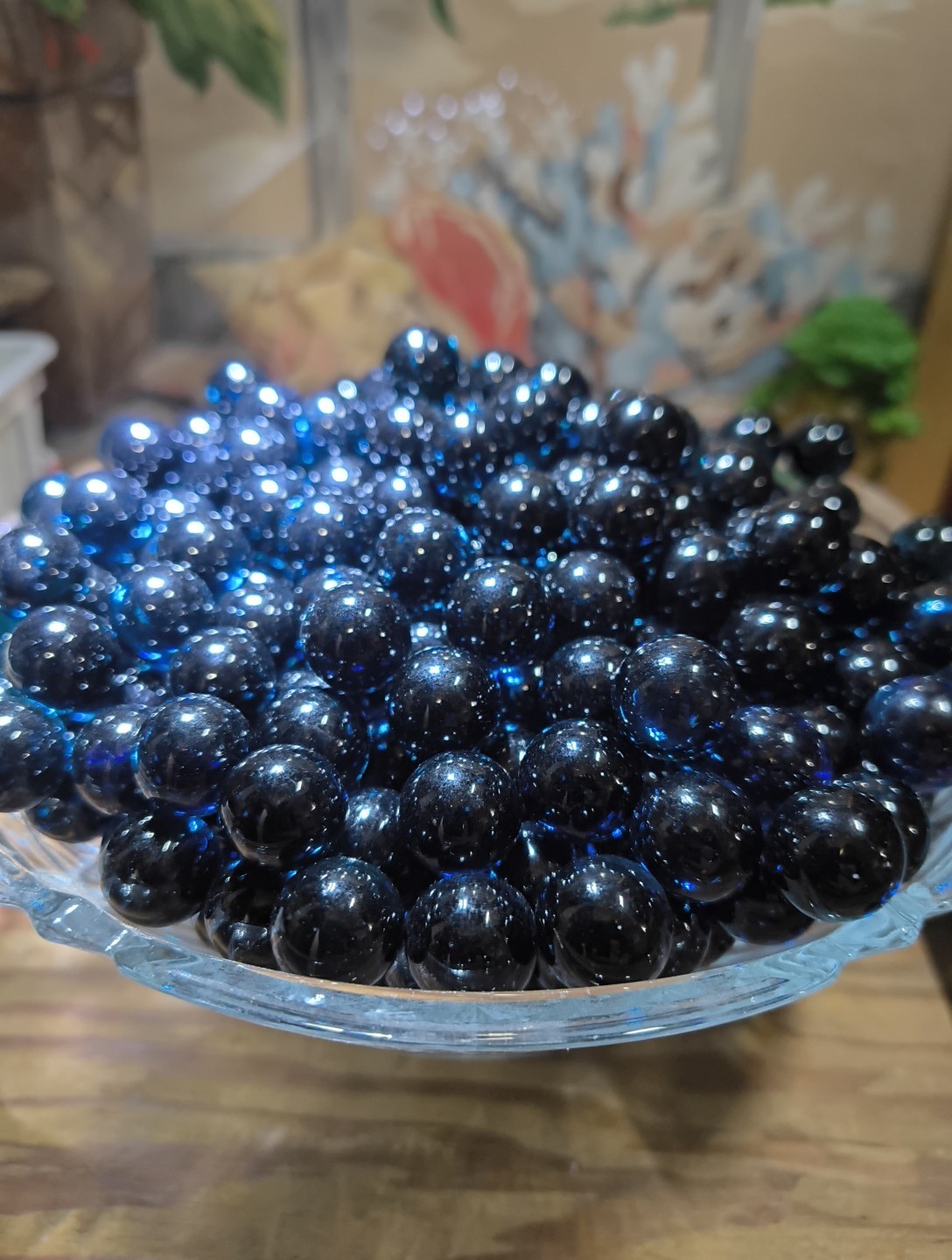 5 LBS OF 9/16″ +or- COBALT BLUE MARBLES