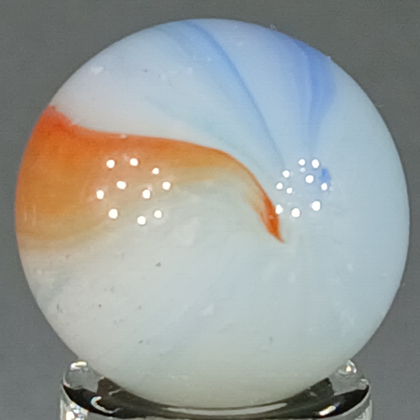 Vintage Imported Patch And Ribbon Marble .61 Inches Near-Mint Condition