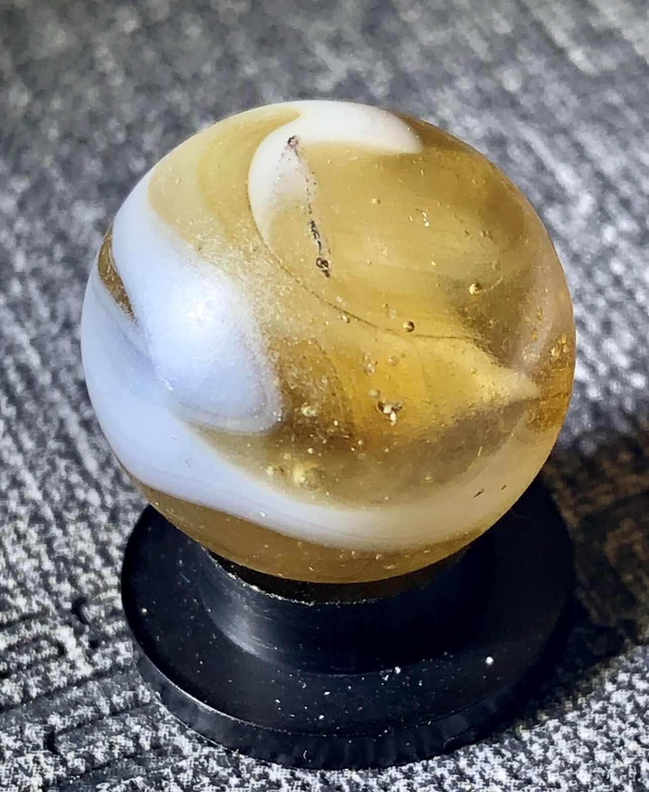 VTG Jackson WV Swirl Marble .60”’played With See Pics