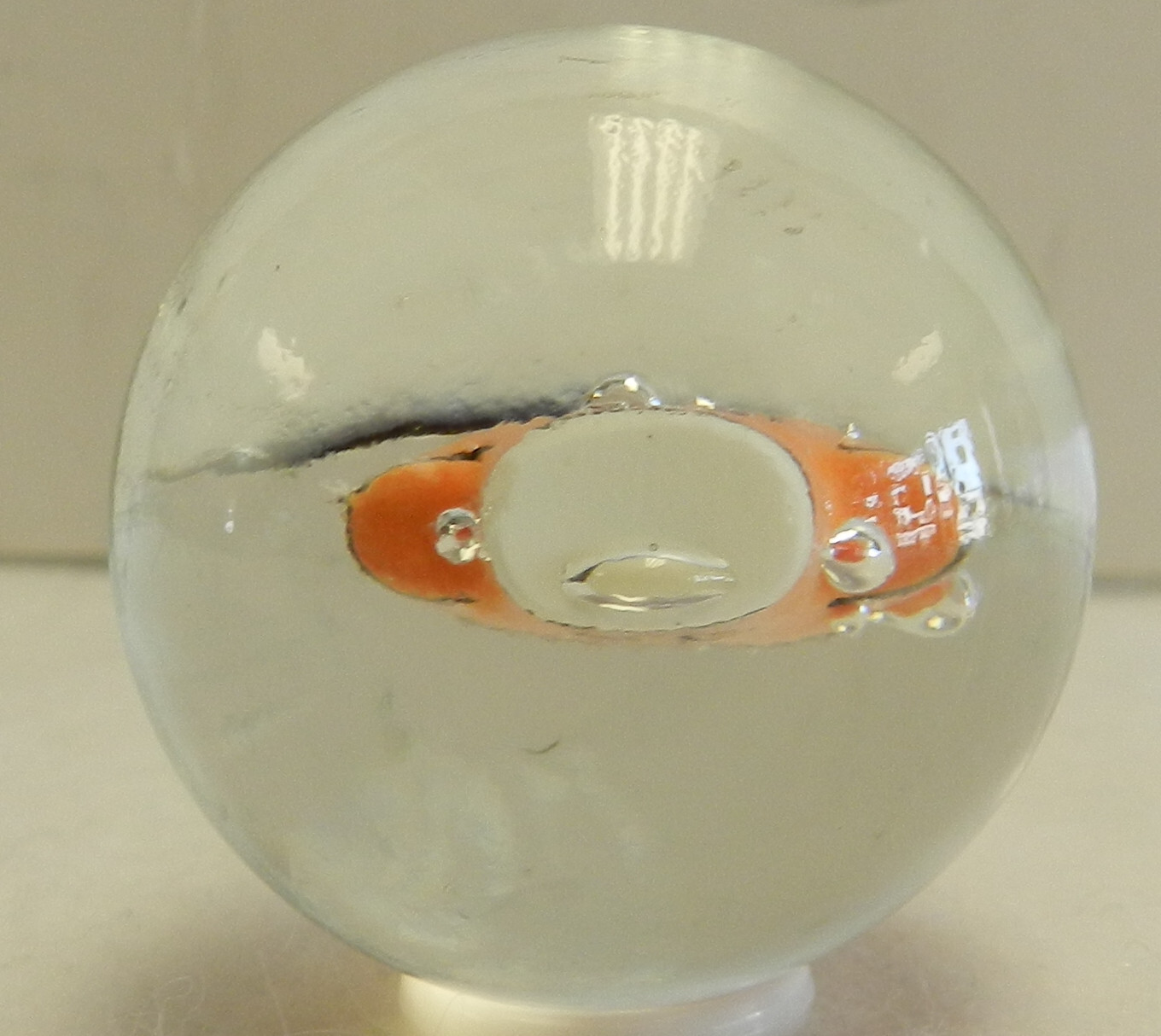 #17763m Netherlands Soccer Football Jersey Contemporary Sulphide Marble 1.35 In