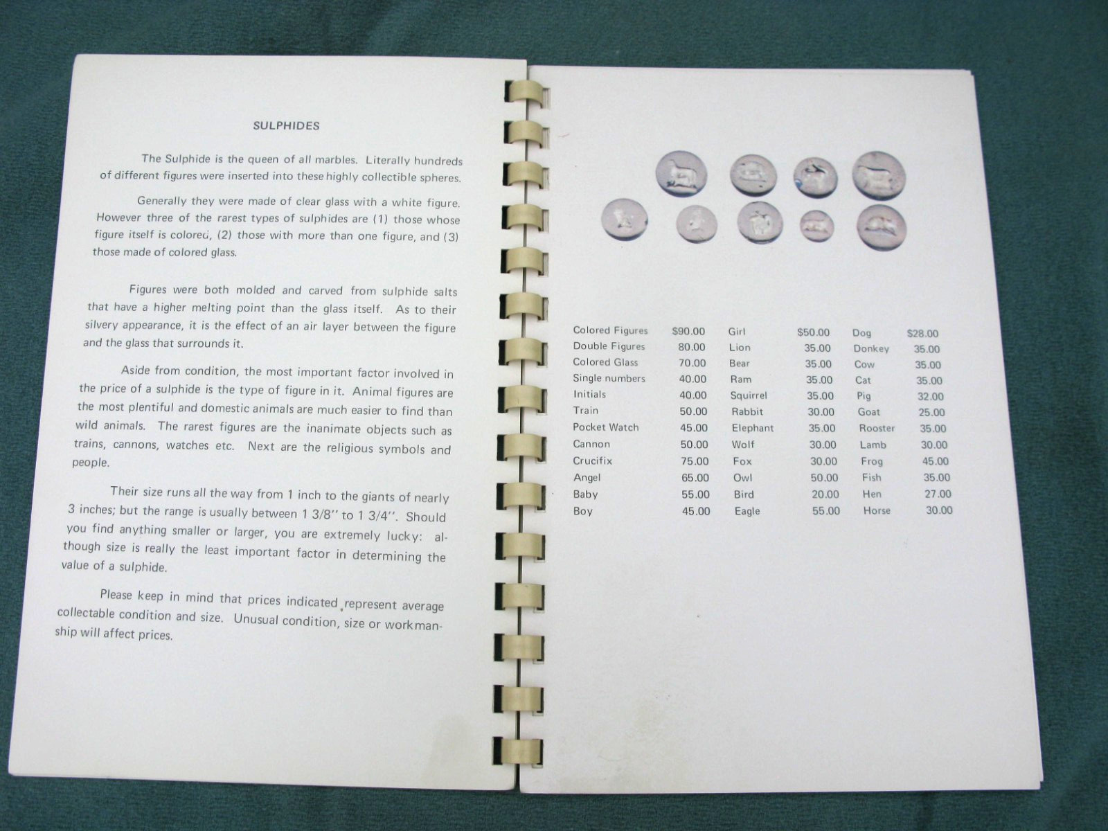 VERY RARE Book The Collector’s Encyclopedia Of Antique Marbles Clara Ingram 1972