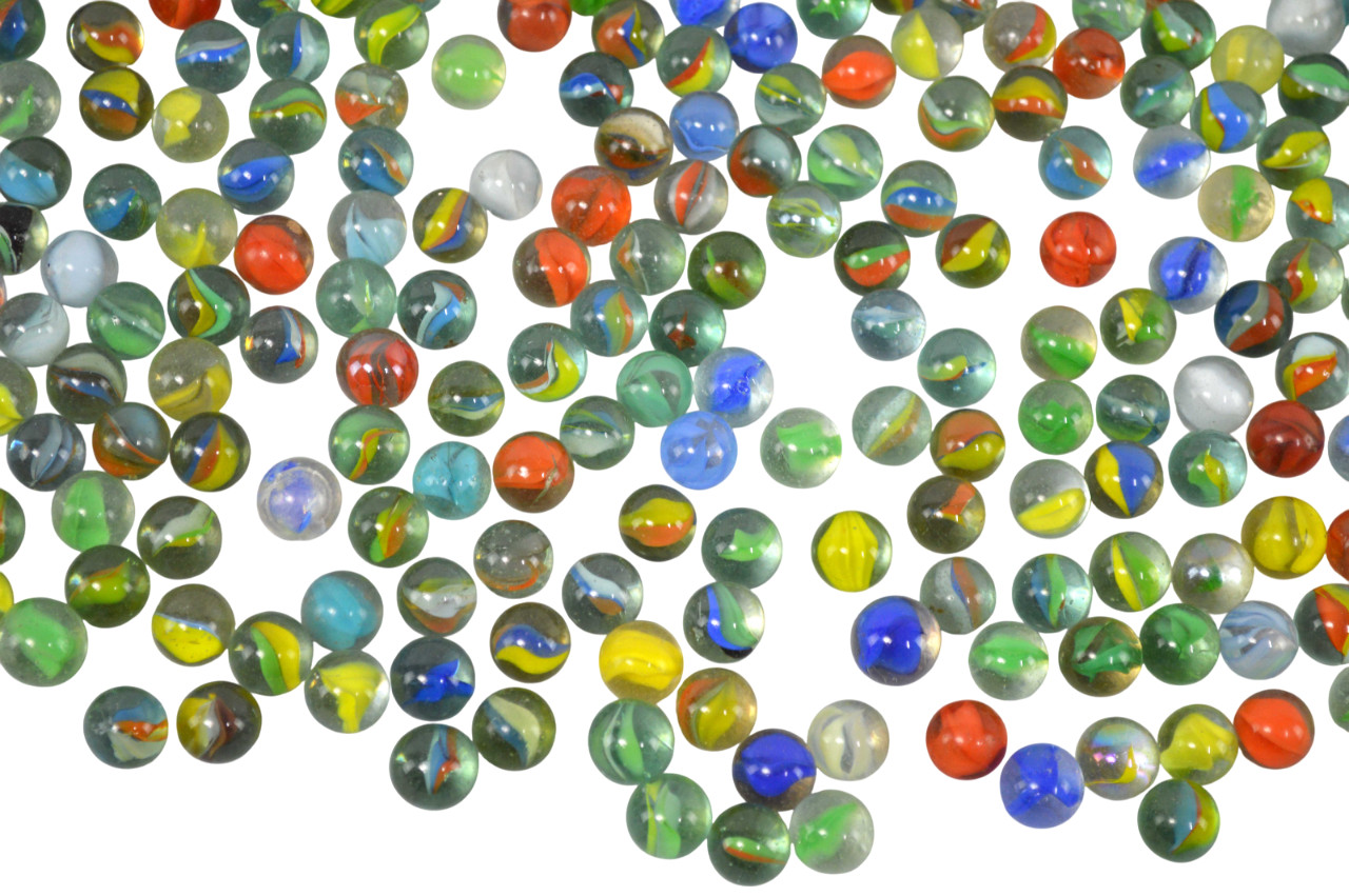 Vintage Player Marble Lot of 600+ Mix Variety Unique Collection 15mm-16mm