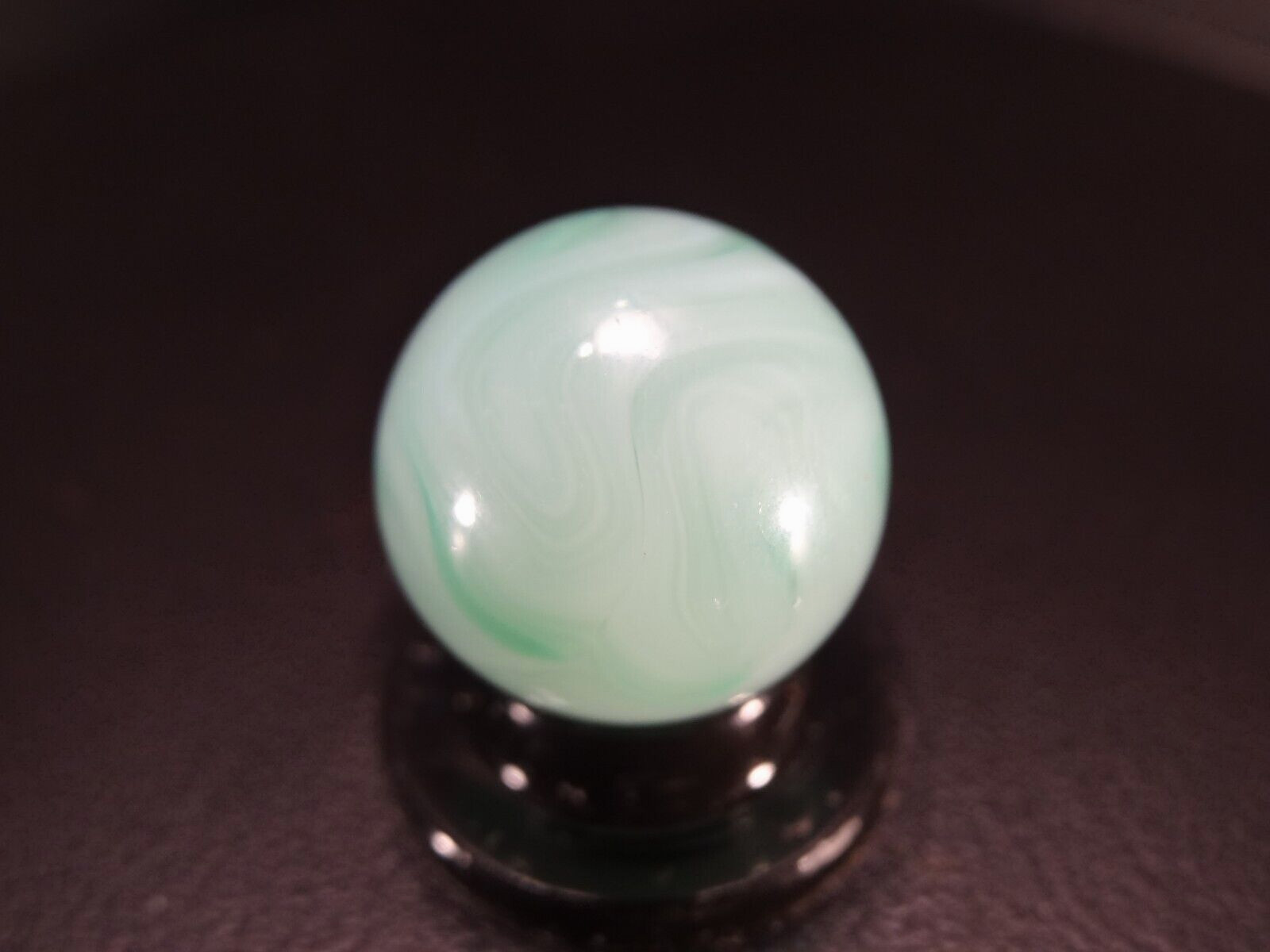 ALLEY AGATE GREEN PEARL FLAME PRETTY WET MINT