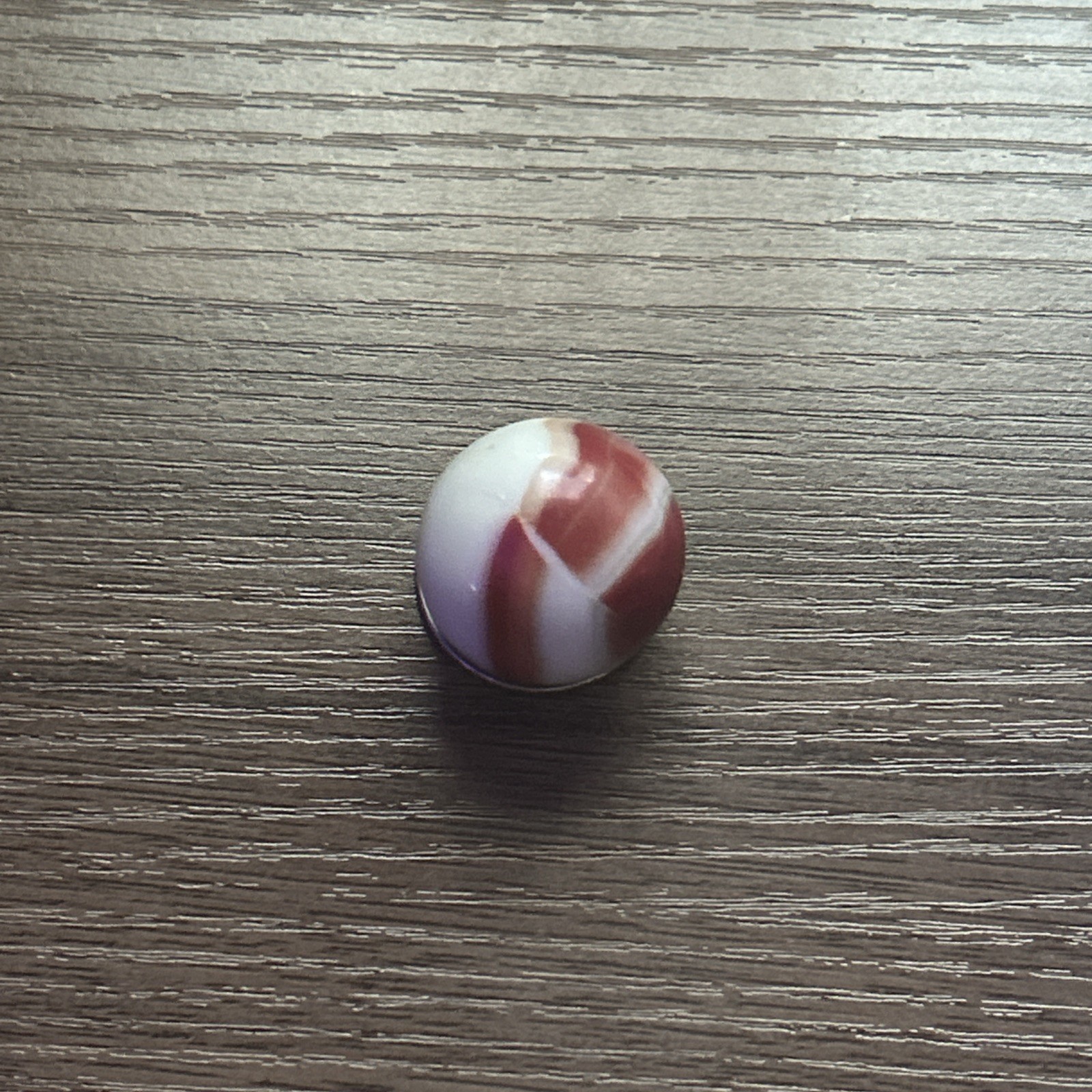 Vintage 22mm Akro Agate Oxblood Marble Shooter Near Mint