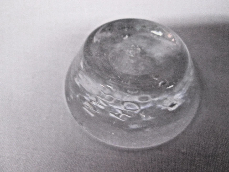 Sam Hogue CLEAR Glass Marble Stand 15/8 Inch Base “Will Hold Up To 2 Inch Marble