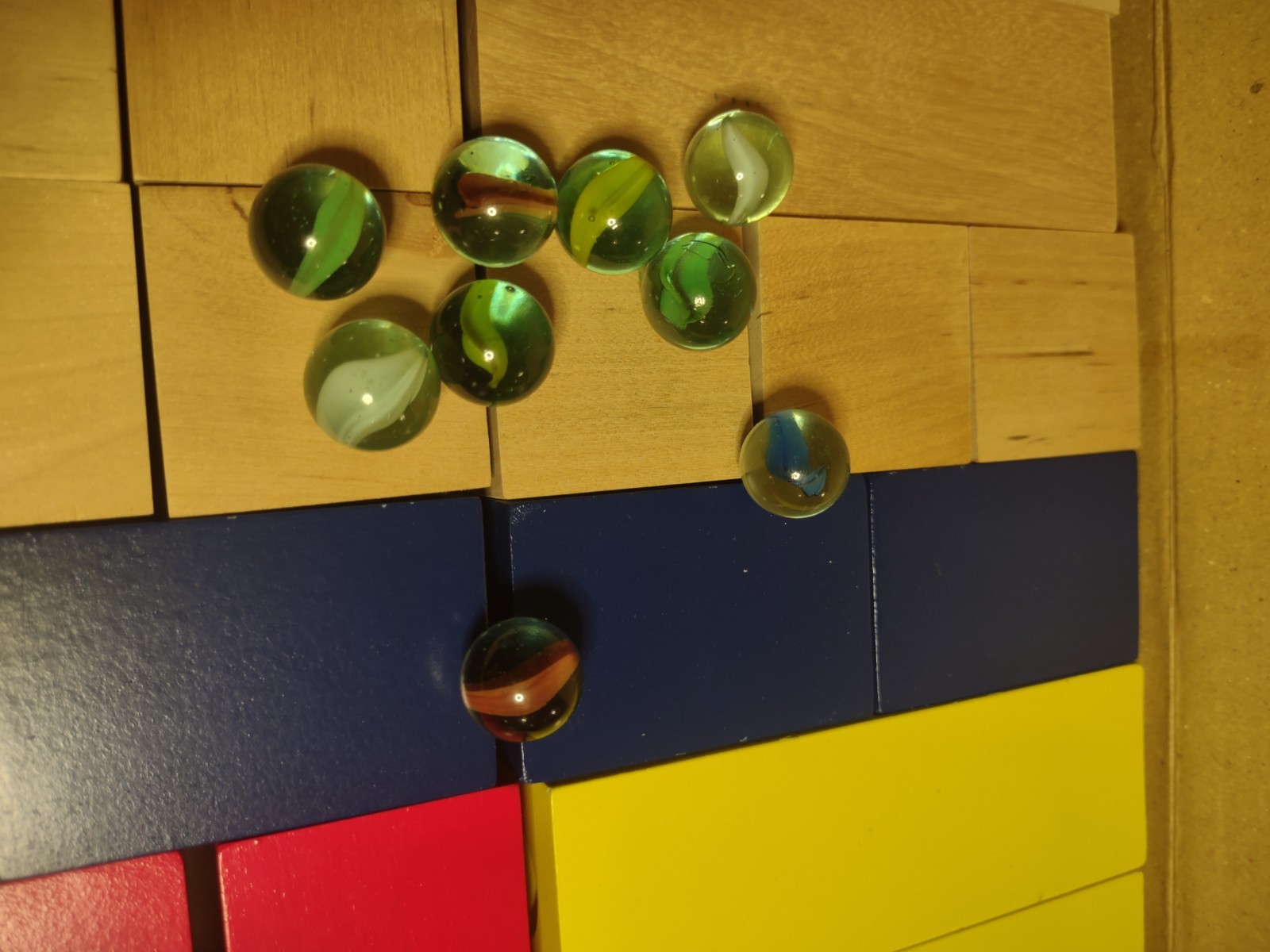 Wooden Marble Maze Various Shapes And Sizes Children Play Set Marbles
