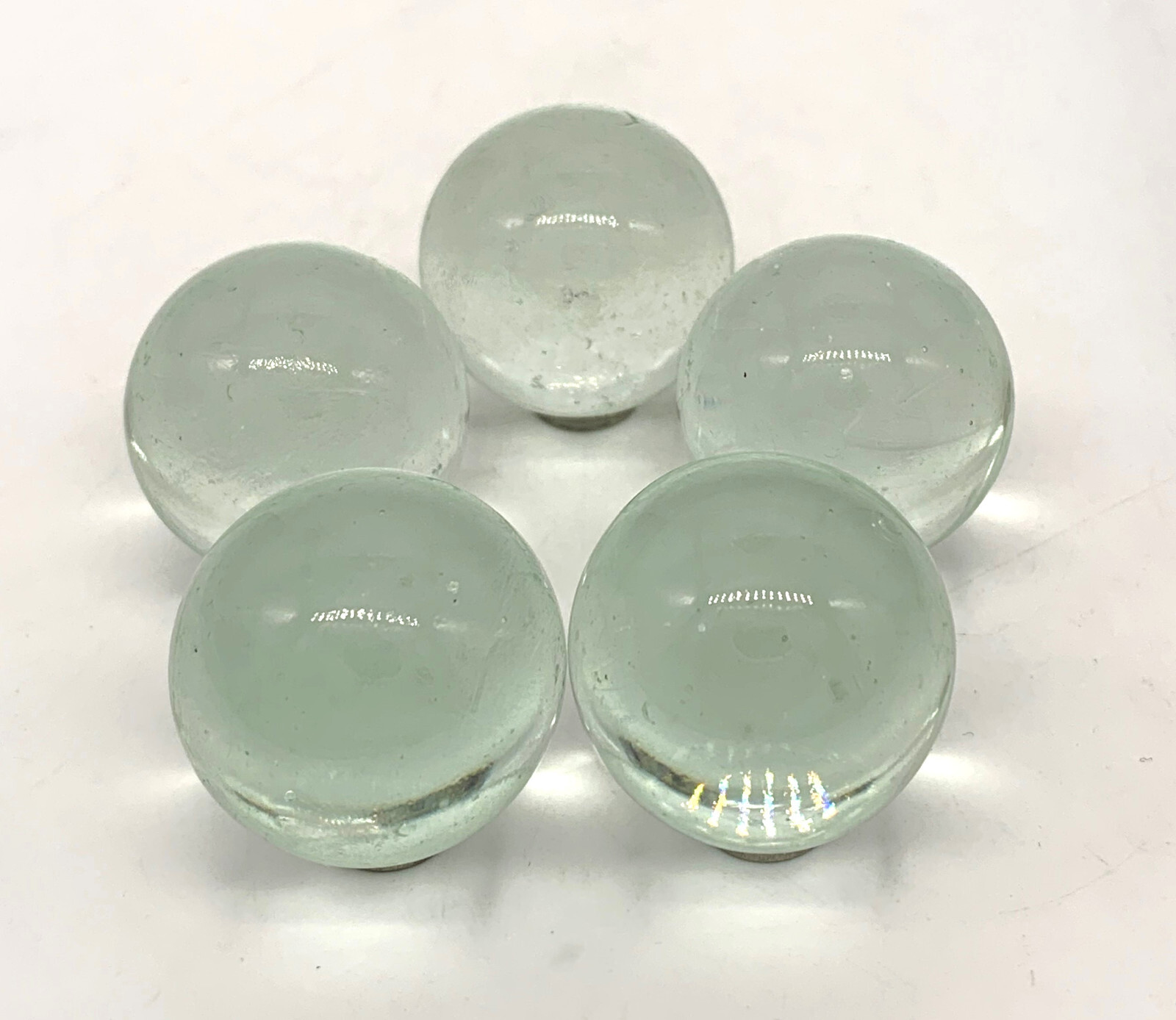 25mm “Glacial Ice Clear” Glass Shooter Marbles (1″) New for 2022! Pk of 100
