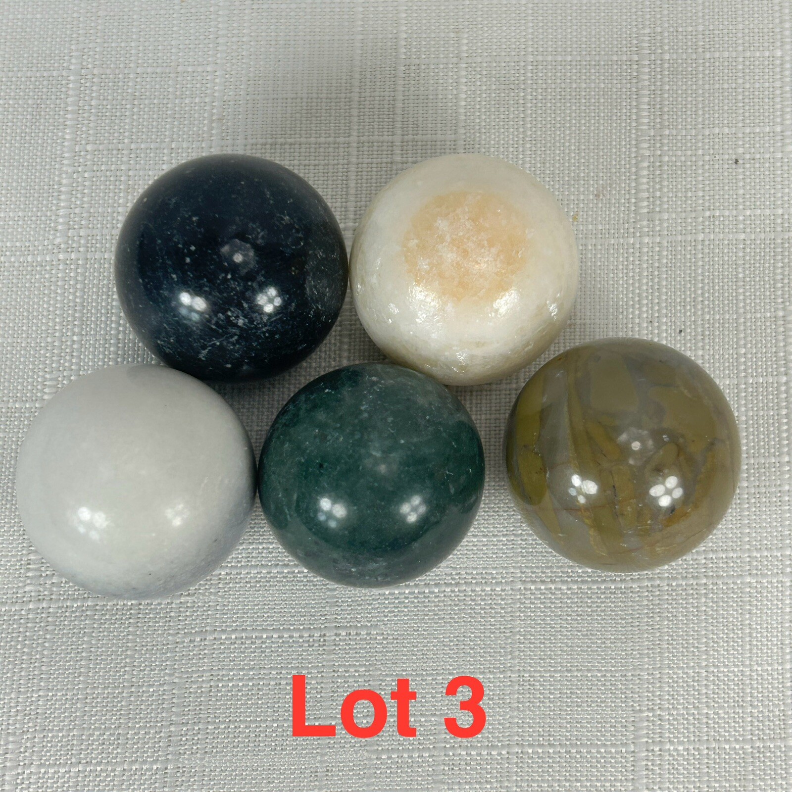 Choice of 4 or 5 Mixed Lots Clay Colored Marbles Collection 13/16″, 1″ & 1.25″