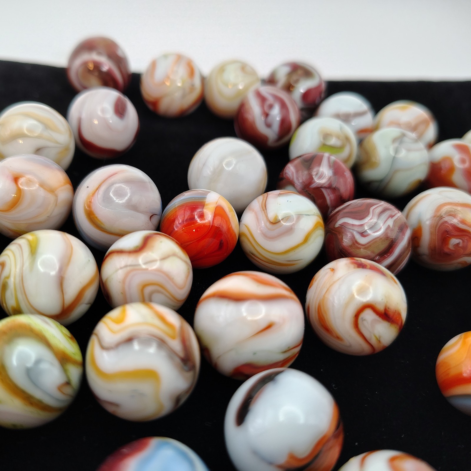 5pk random pick Dave’s Appalachian Swirls D.A.S. 1st Run Marbles MINT Vol Disc