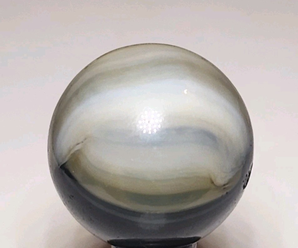AKRO AGATE CO. ‘Patch’ .65″ Vintage Marble NM+