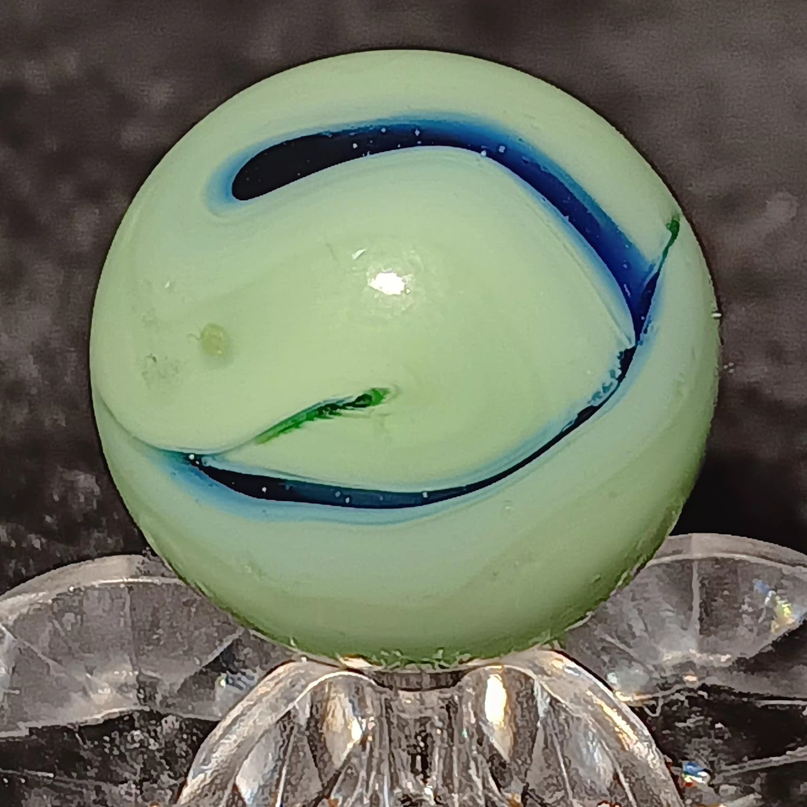 Vintage Ravenswood Swirl Marble. .60″ NM. Unique Example.