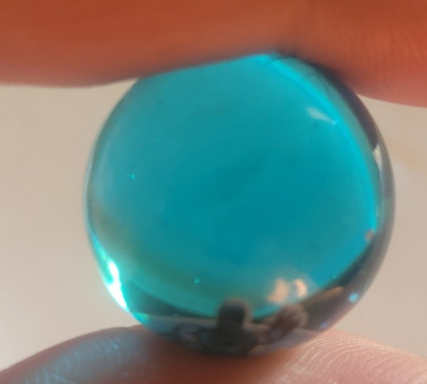 Vintage Sentinel #15 Translucent Blue Glass Marble