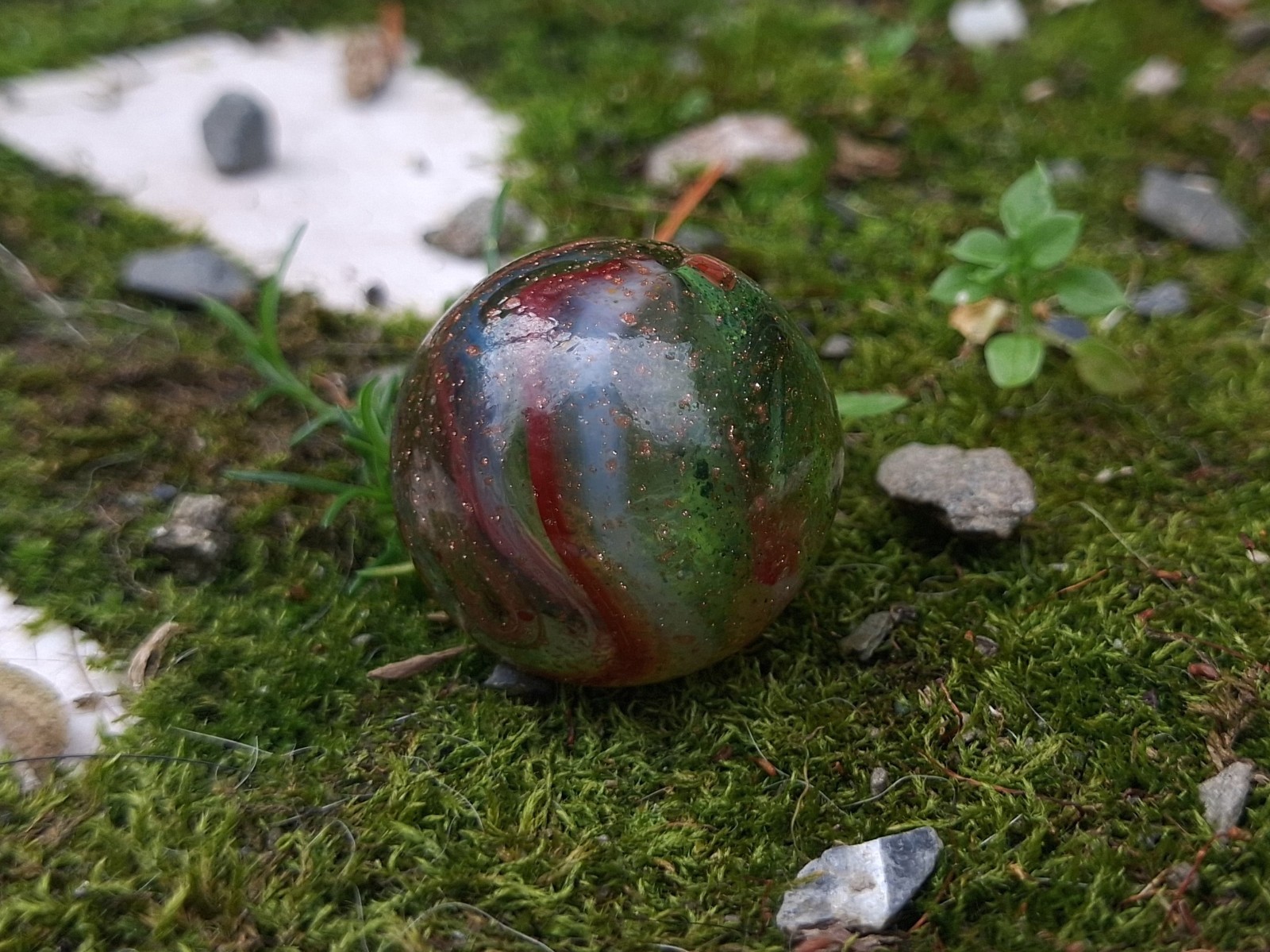 JABO/DAS Swirl Marble Size .77 Mint Asmade