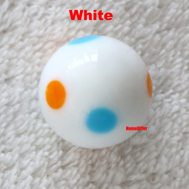 16mm Colourful Glass Marbles Balls Traditional Kids Toys Games Craft Decoration