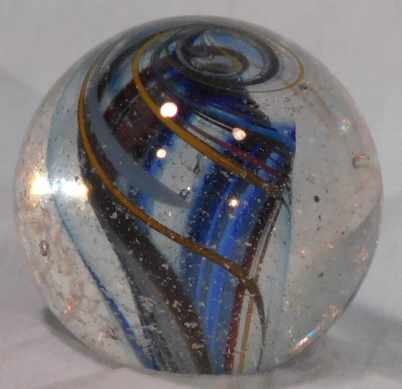 Andy Davis Contemporary Handmade Marble, 1 7/8″ Diameter, #9204E