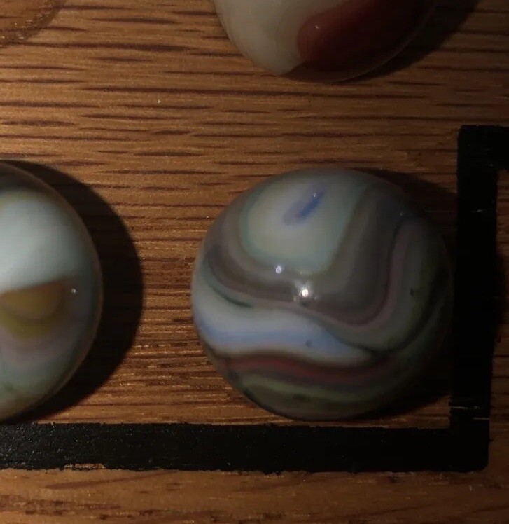 DAS Jabo West Virginia Swirl White Pink Blue Green Aventurine Marble GGV Row 5-3