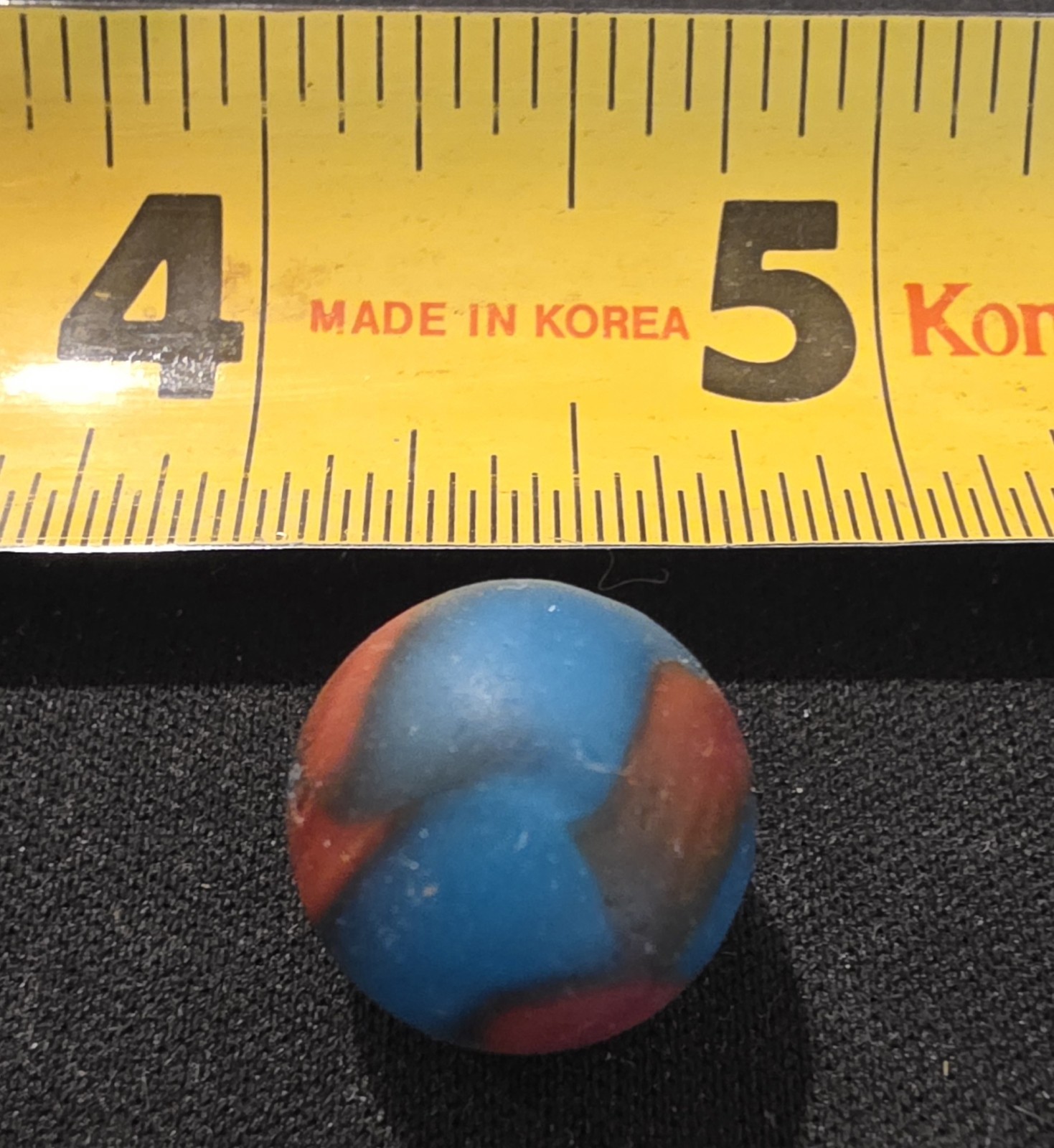 Vintage Marble Peltier Spiderman 0.62 Red Blue