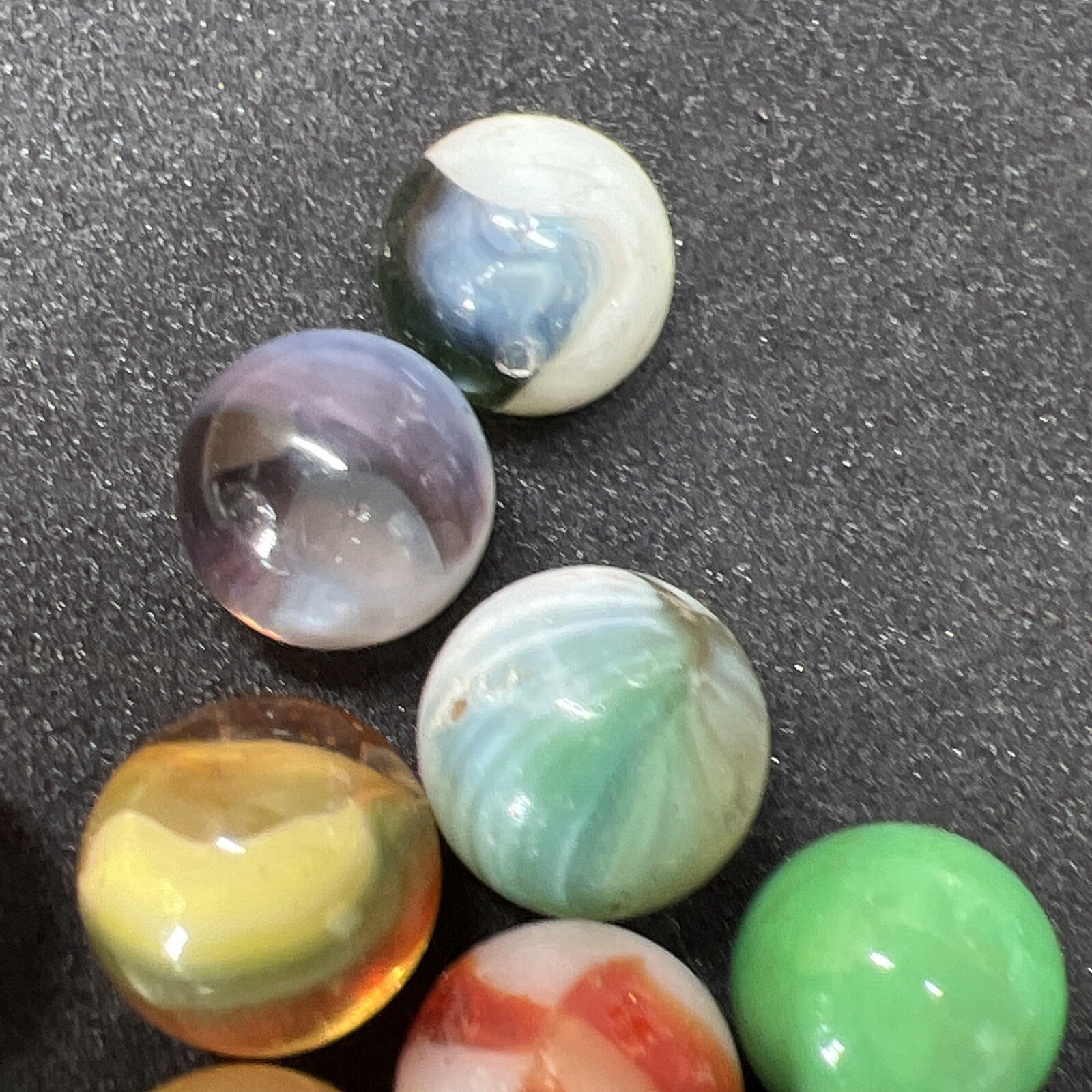 Vintage Akro Agate Peltier Christensen Glass Swirl Marble (30 Lot) Great Lot!
