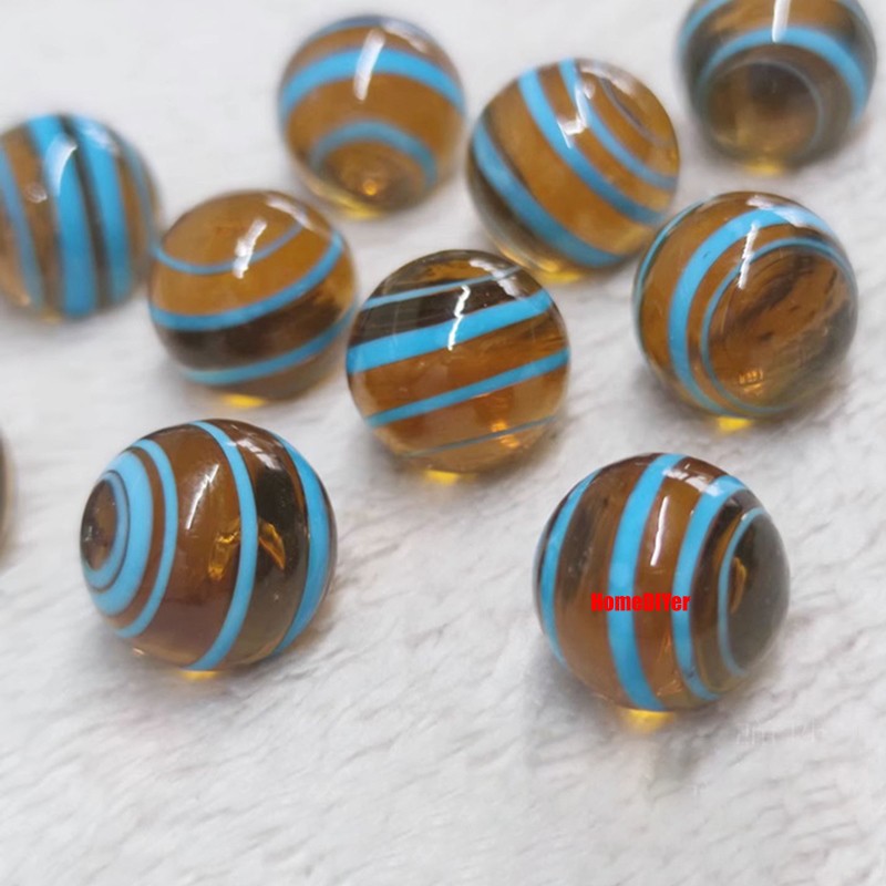 16mm Multicolour Glass Marbles Beads Round Solid Balls Fish Tank Vase Decorative