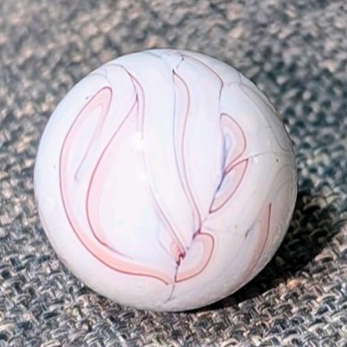 21/32″ Intricate Busy Veiligglas Opaque Swirl 1950s/1960s Vintage Marbles MM