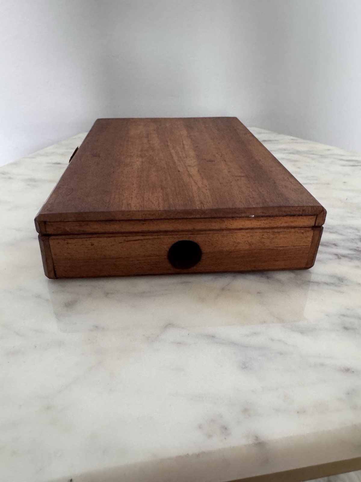 Antique Marble Set In Original Box