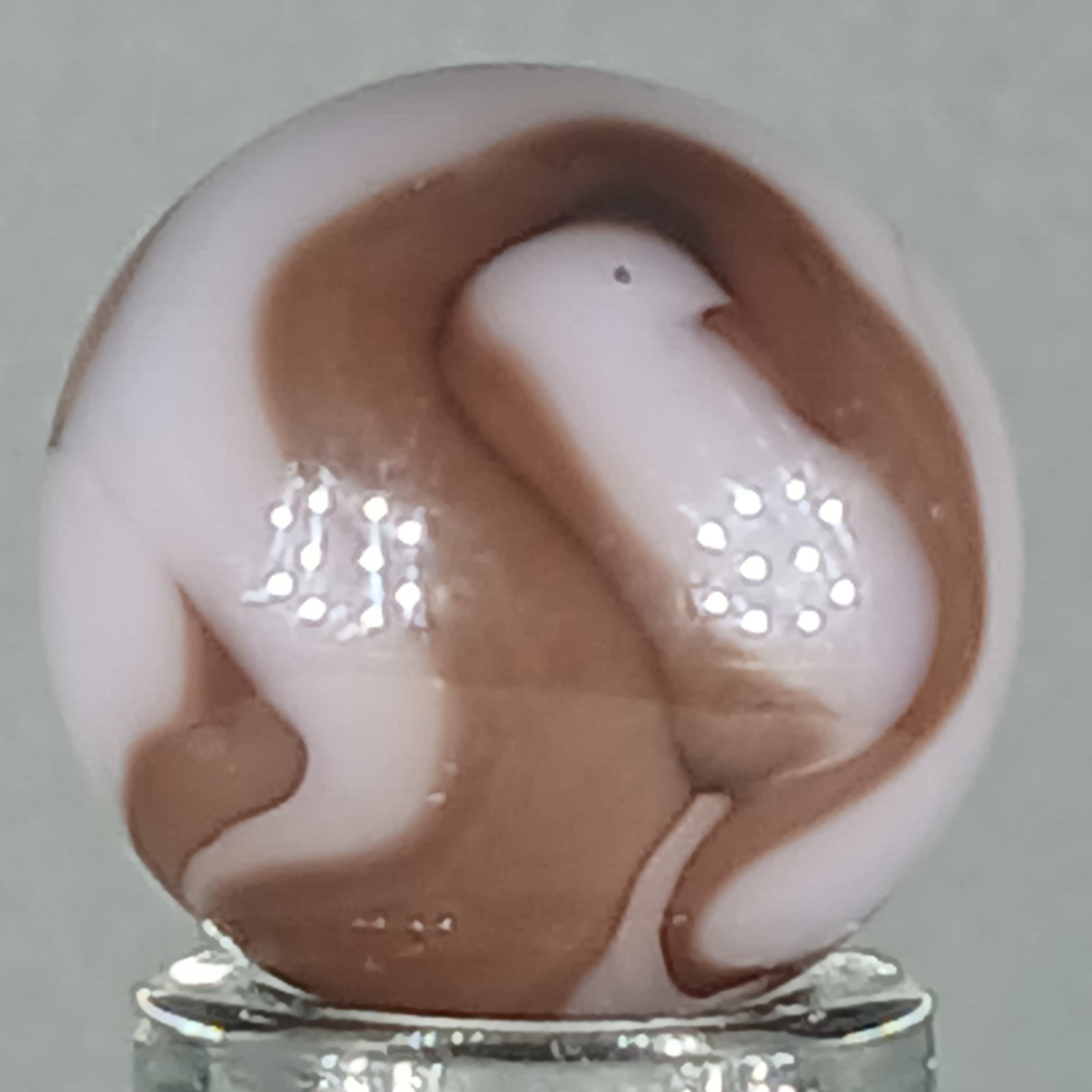 Vintage Champion Swirl Marble .61 Inches Near-Mint Condition Combined Shipping