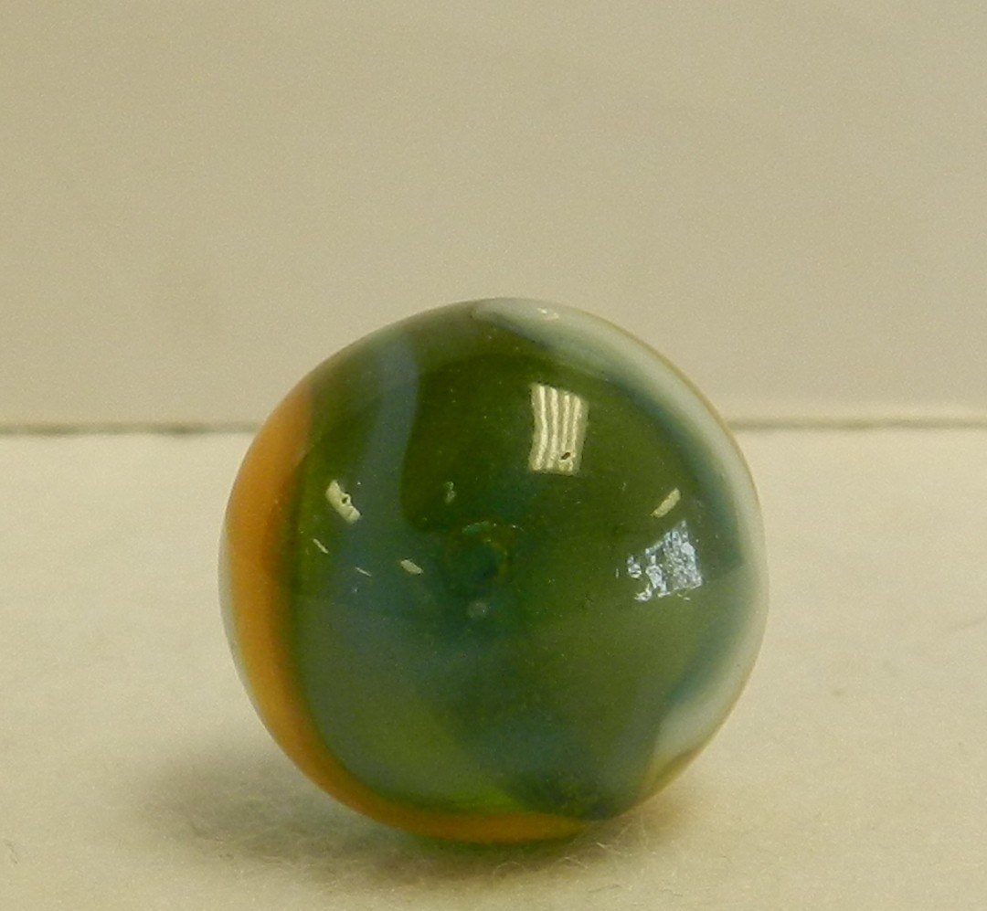 #21035m Beautiful Peltier Glass Swirl Marble .69 Inches NM