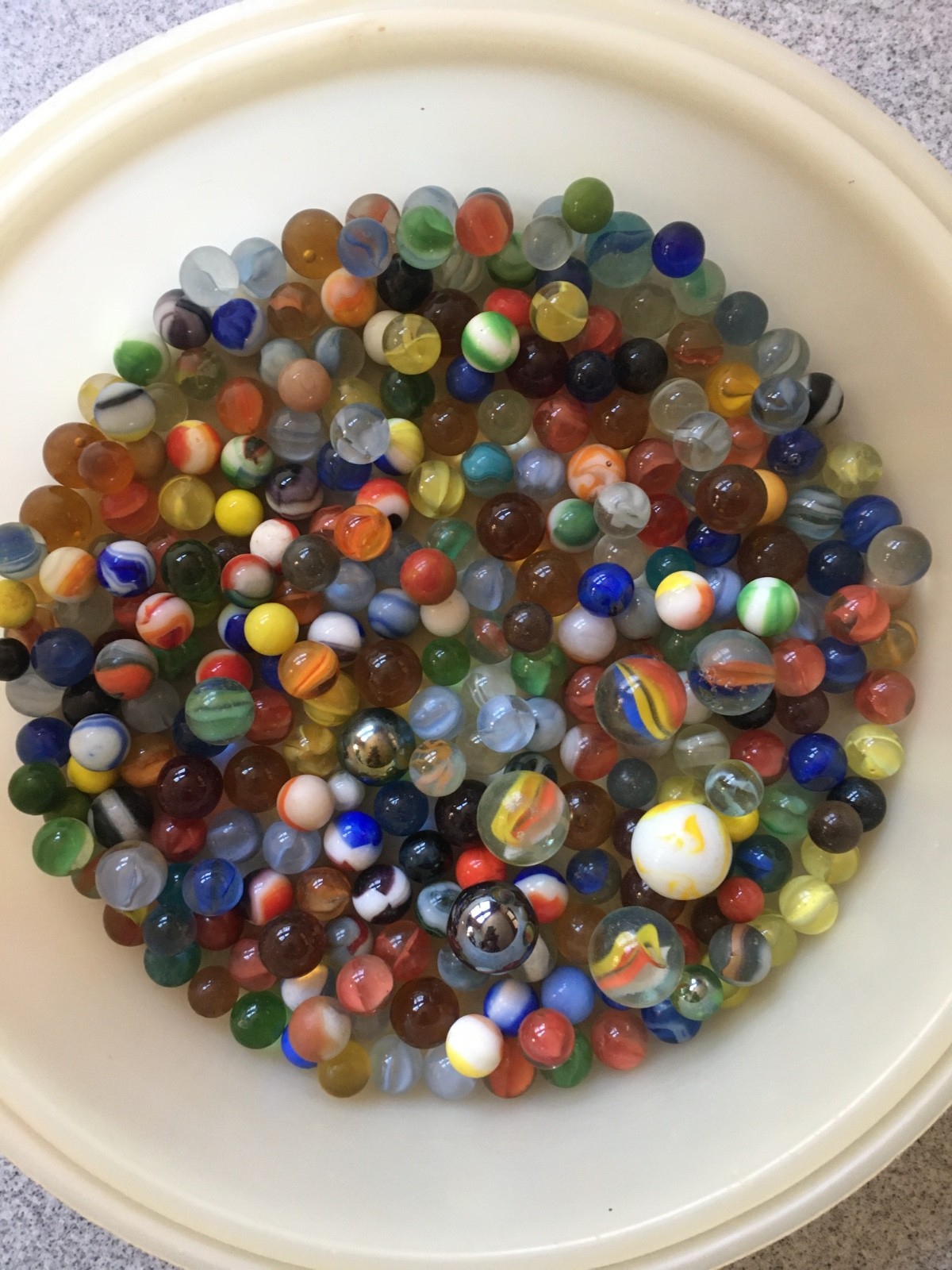 Vintage Marbles Shooters, Aggies, Cat Eyes & More