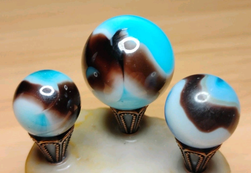 .85″-.58″ VITRO MARBLES LOT X3🔥 NM UNIQUE