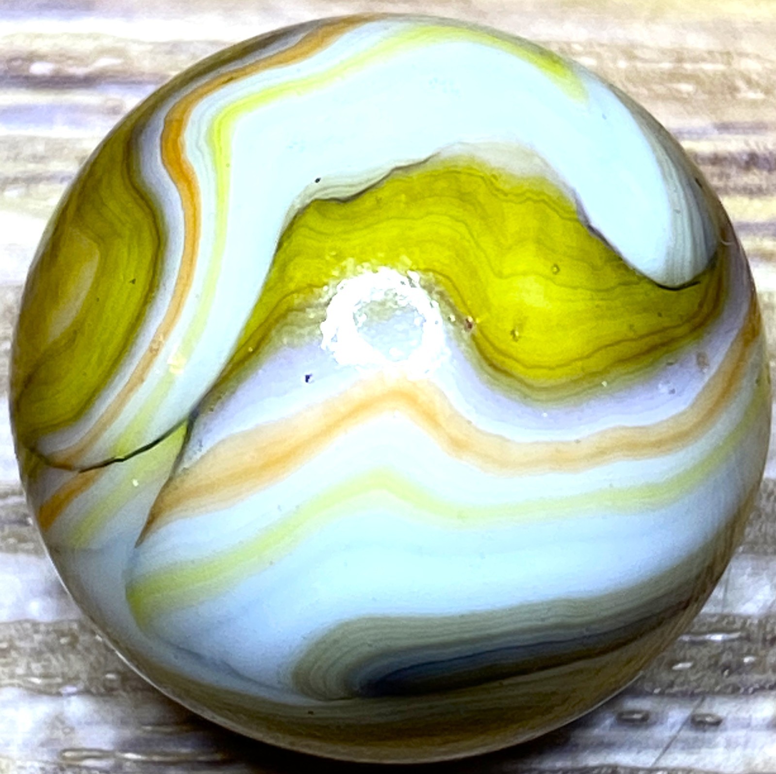 DAS/JABO INTERESTING BANNED COLORS SWIRLED SHOOTER .74″ BOX03/385