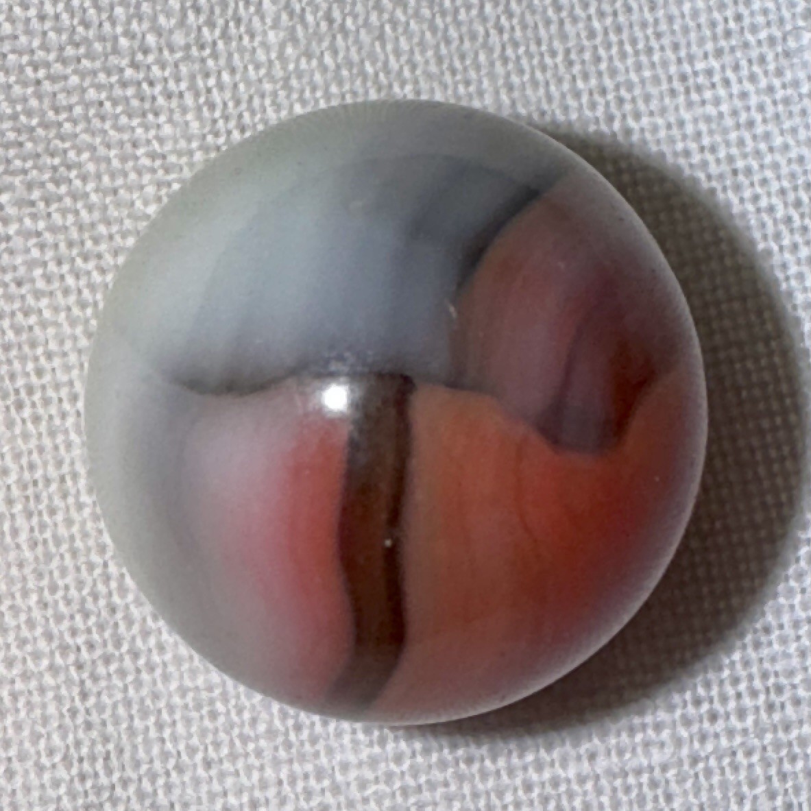 Vintage Vitro Conqueror Patch Marble, 0.62 in, Mint
