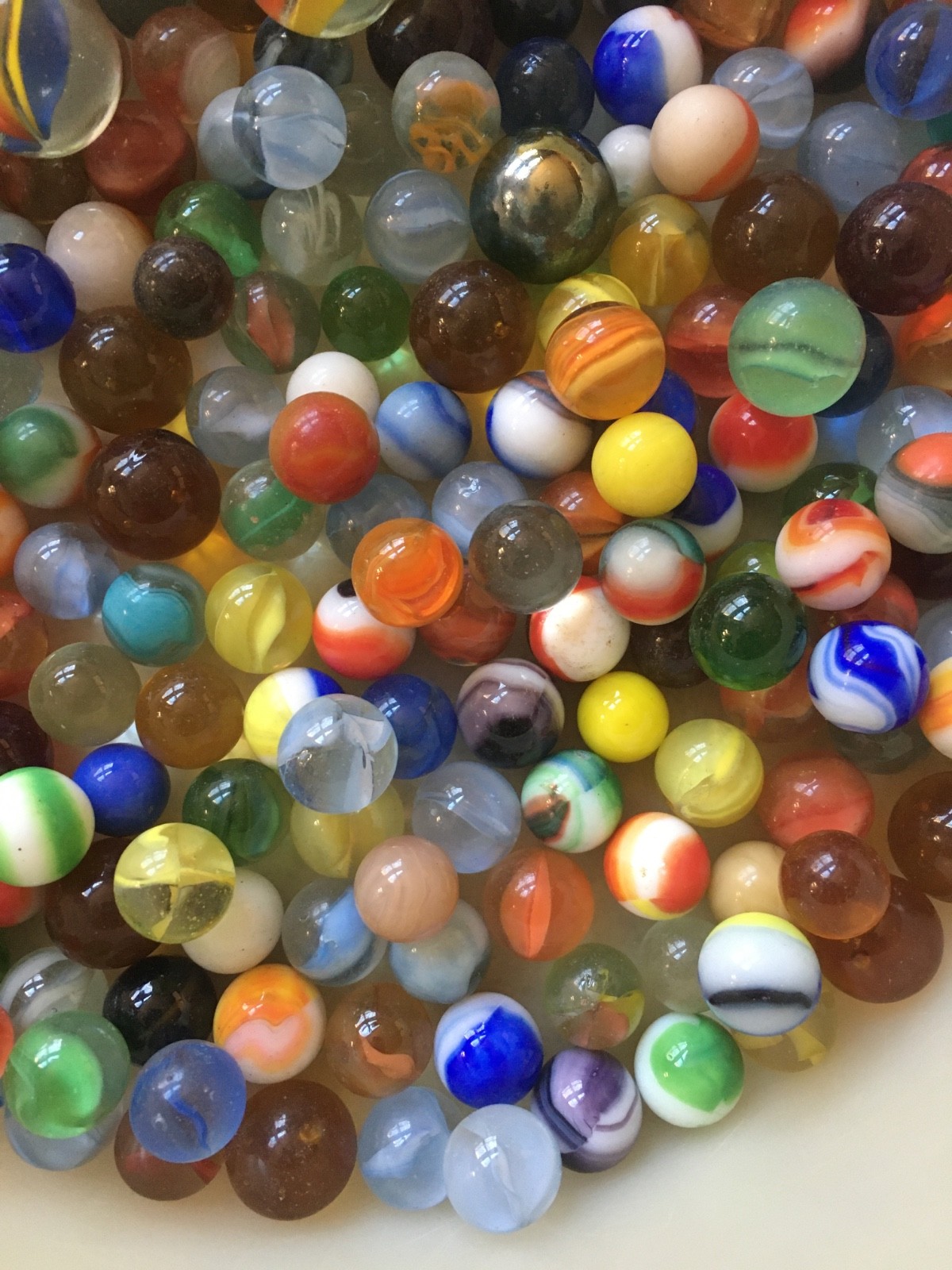 Vintage Marbles Shooters, Aggies, Cat Eyes & More