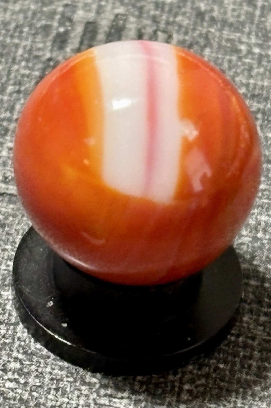 VTG Marble King Rainbow Marble .62” Tiny Flea Bites See Pics