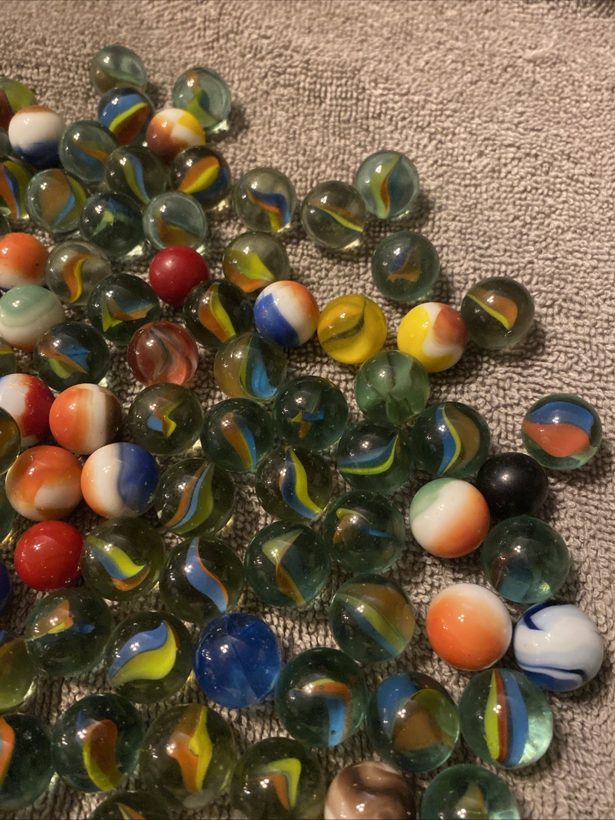 Lot 285 Vintage Marbles Clay Shooter Unsorted