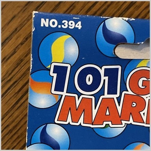 Polyfect Glass Marbles #394 – 101 pc – NIP NOS – Hong Kong – 1990s – Toys