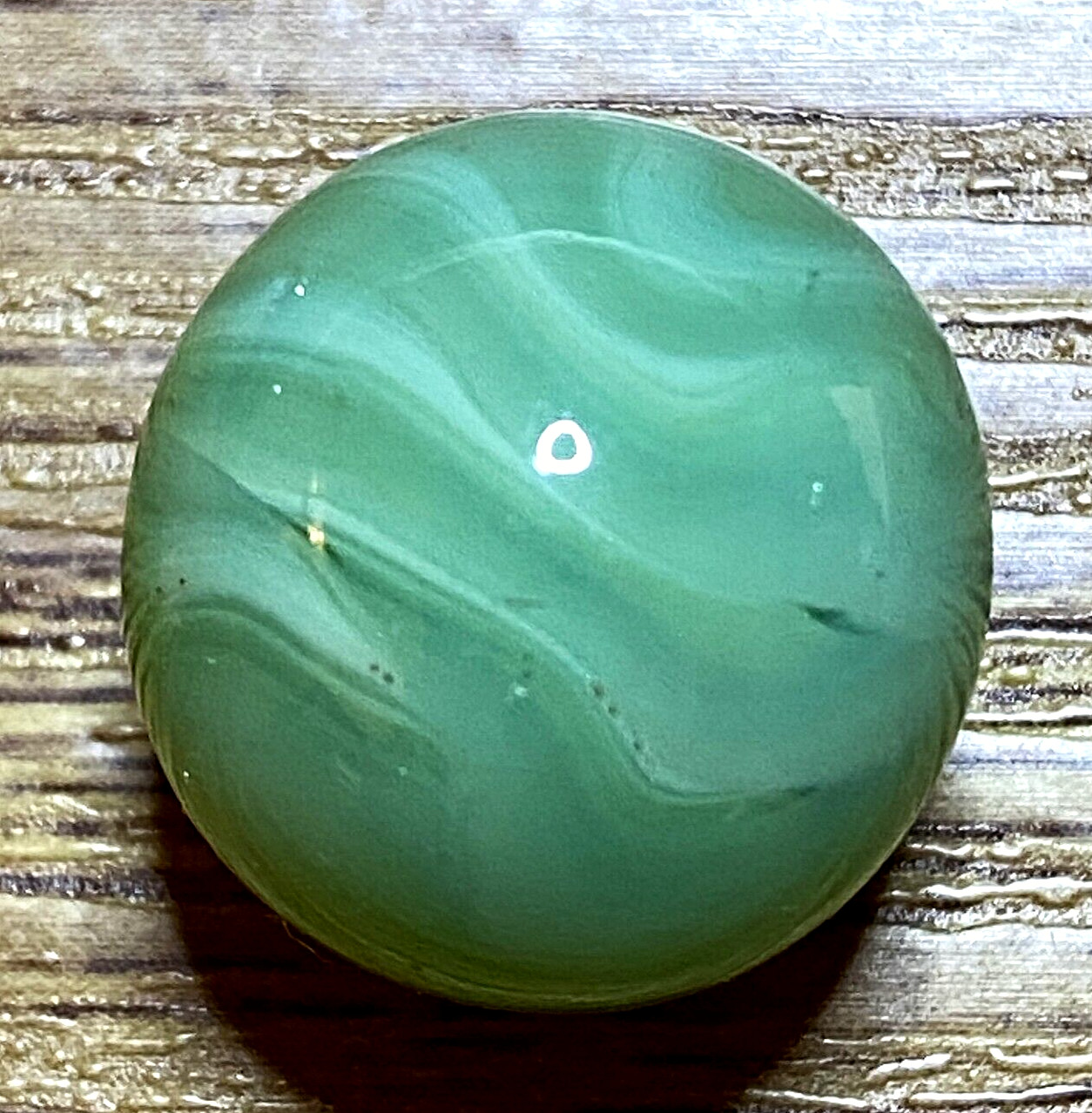 WV/ST. MARY’S/CHAMPION AGATE CLEAR BASE FLAME SWIRL BUBBLES NM+/- .61″ M258