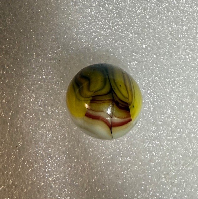 Lot of 5 Vintage Swirl Marbles Jabo Akro Peltier Vitro Christensen Diff Sizes
